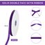 TONIFUL Satinband Dunkelviolett 10mm, 91 Meters Dekoration Geschenkband Fein Schleifenband, Stoffband für Hochzeit, Taufe und Geburtstag Geschenke Der Valentinstag Verpackung von Geschenken