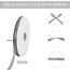 TONIFUL Satinband Silber 10mm, 91 Meters Dekoration Geschenkband Fein Schleifenband, Stoffband für Hochzeit, Taufe und Geburtstag Geschenke Der Valentinstag Verpackung von Geschenken