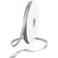 TONIFUL Satinband Silber 10mm, 91 Meters Dekoration Geschenkband Fein Schleifenband, Stoffband für Hochzeit, Taufe und Geburtstag Geschenke Der Valentinstag Verpackung von Geschenken