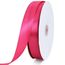 TONIFUL Satin Geschenkband Knallrosa Neon Rosa 2,5cm x 91m, 1 Rolle Schleifenband für Geschenkverpackung und Partydekoration, Hochwertiges Geschenkband Geburtstagsparty