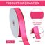 TONIFUL Satin Geschenkband Knallrosa Neon Rosa 2,5cm x 91m, 1 Rolle Schleifenband für Geschenkverpackung und Partydekoration, Hochwertiges Geschenkband Geburtstagsparty