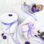TONIFUL Satinband lila Farbe 10mm, 91 Meters Dekoration Geschenkband Fein Schleifenband, Stoffband für Hochzeit, Taufe und Geburtstag Geschenke Der Valentinstag Verpackung von Geschenken