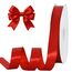 TONIFUL Satinband rot 25mm, 91 Meters Dekoration Geschenkband Fein Schleifenband, Stoffband für Hochzeit, Taufe und Geburtstag Geschenke Der Valentinstag Verpackung von Geschenken