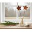 LB H&F Lilienburg 4er Set Gartenstecker rost Sterne Winterdeko Roststern Weihnachtsdeko edelrost deko Weihnachten Dekoration Weihnachtsdeko Stern Metall (4ER Set Sterne)