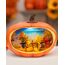 Thanksgiving Dekoration Kürbis, Weihnachten Schneekugel mit wirbelndem Glitzer, Kürbis Tischakzent für Herbst Ernte Weihnachten Winter Dekorationen, Thanksgiving Kürbis Herbst Ernte für Heimdekoration