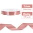Toniful Satinband, dünne, einfarbige Stoffbänder für Geschenkverpackungen, Bastelarbeiten, Schleifen, Einladungen, Blumensträuße, Weihnachts-, Hochzeitsfeier-, Valentinstagsdekoration, 2,2 cm x 91 m