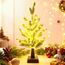 Weihnachtsdeko Lichterbaum Für Innen Weihnachtsbaum mit 60 LEDs & Timer, Weihnachten deko LED Baum Lichter mit Schnee Weihnachten Lichterbaum Für Weihnachtsdeko Tisch, USB & Batterie