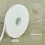 TONIFUL Satinband weiß 10mm, 91 Meters Dekoration Geschenkband Fein Schleifenband, Stoffband für Hochzeit, Taufe und Geburtstag Geschenke Der Valentinstag Verpackung von Geschenken