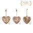 Valery Madelyn 6X Dekoaufhänger, 7.5cm Metallherzen zum Aufhängen, Herbst Dekoanhänger, Herz Anhänger für Geschenk Hochzeit Deko, Sommer deko zum hängen