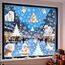 Moxled Fensterbilder Weihnachten Selbstklebend, 156 Weiß Fensterdeko Weihnachten, Wiederverwendbar Statisch Haftende PVC Aufkleber für Fenster Tür Winter Schneeflocken Weihnachtsdeko