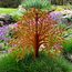 LB H&F Gartenstecker LEBENSBAUM 2tlg. 3D Baum 40x38cm zum stecken Gartendeko Deko Dekoration aus 2 Steckelementen Metall Rost Edelrost