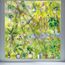 Moxled 9 Blatt Fensterbilder Frühling Topfpflanze Selbstklebend - Fensterdeko Frühling Fenstersticker Hängend Pflanzen Schmetterlinge Vögel Fensteraufkleber Wiederverwendbare für Kinderzimmer Deko