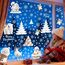 Moxled Fensterbilder Weihnachten Selbstklebend, 156 Weiß Fensterdeko Weihnachten, Wiederverwendbar Statisch Haftende PVC Aufkleber für Fenster Tür Winter Schneeflocken Weihnachtsdeko