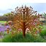 LB H&F Gartenstecker LEBENSBAUM 2tlg. 3D Baum 40x38cm zum stecken Gartendeko Deko Dekoration aus 2 Steckelementen Metall Rost Edelrost