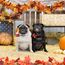 Artiflr 2 Stück Herbst-Ahorn-Girlande – 1,8 m/Stück künstliche Ahornblatt-Girlande Herbst hängende Herbstlaub Reben für drinnen und draußen, Hochzeit, Erntedankfest, Abendessen, Party-Dekoration