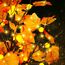 Künstlicher Herbst beleuchteter Ahornbaum 24 LED Kürbislichter Halloween Thanksgiving Dekorationen Tischlichter Batteriebetrieben fürDekoration Hochzeit Party Geschenke Indoor Outdoor Ernte Home Decor