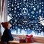 Moxled Fensterbilder Weihnachten Selbstklebend, 121 Weiß Fensterdeko Weihnachten, Wiederverwendbar Statisch Haftende PVC Aufkleber für Fenster Tür Winter Schneeflocken Weihnachtsdeko