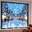 Moxled Fensterbilder Weihnachten Selbstklebend, 121 Weiß Fensterdeko Weihnachten, Wiederverwendbar Statisch Haftende PVC Aufkleber für Fenster Tür Winter Schneeflocken Weihnachtsdeko