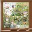Moxled 9 Blatt Fensterbilder Frühling Blumen Selbstklebend - Fensterdeko Frühling Fenstersticker Topfpflanze Hängend Pflanzen Schmetterlinge Fensteraufkleber Wiederverwendbare für Kinderzimmer Deko