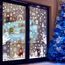 Moxled Fensterbilder Weihnachten Selbstklebend, 121 Weiß Fensterdeko Weihnachten, Wiederverwendbar Statisch Haftende PVC Aufkleber für Fenster Tür Winter Schneeflocken Weihnachtsdeko