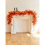 Herbstdekoration – Herbstgirlande – 2,7 m Herbst-Ahornblatt-Girlande für Herbstdekoration, hängende Rankengirlande für Halloween, Erntedankfest, Dekoration, Zuhause, Hochzeit, Kamin, Party,