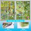 Moxled 9 Blatt Fensterbilder Frühling Selbstklebend - Fensterdeko Frühling Fenstersticker Kleintiere Hund Schmetterlinge Vögel Blumen Fensteraufkleber Wiederverwendbare für Kinderzimmer Sommer Deko