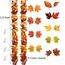 Artiflr 2 Stück Herbst-Ahorn-Girlande – 1,8 m/Stück künstliche Ahornblatt-Girlande Herbst hängende Herbstlaub Reben für drinnen und draußen, Hochzeit, Erntedankfest, Abendessen, Party-Dekoration