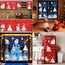 Moxled Fensterbilder Weihnachten Selbstklebend, 156 Weiß Fensterdeko Weihnachten, Wiederverwendbar Statisch Haftende PVC Aufkleber für Fenster Tür Winter Schneeflocken Weihnachtsdeko