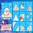 Moxled Fensterbilder Weihnachten Selbstklebend, 156 Weiß Fensterdeko Weihnachten, Wiederverwendbar Statisch Haftende PVC Aufkleber für Fenster Tür Winter Schneeflocken Weihnachtsdeko