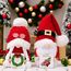 ACAREY Weihnachtsdeko Wichtel, 2 Stück Weihnachten Deko Wichtel Strickmütze mit Bommeln, Weihnachtsdeko Innen Weihnachtsdeko Amerikanisch Wichtel, Weihnachten Wichtel Set für Weihnachts Fenster