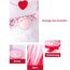 ENLACE 2 Stück Valentinstag Deko Wichtel, Handgemachte Valentines Zwerge Plüsch Dekorationen, Mini Valentinstag Gesichtslose Puppe für Valentinstag Mädchen, Freundin, Frau, Rosa