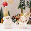ACAREY Weihnachtsdeko Wichtel, 2 Stück Weihnachten Deko Schneemann Wichtel, Plüsch Weihnachtsmann Figuren Weihnachtswichtel für Weihnachtsdeko Innen, Adventsgesteck Weinachts Baum Tishch Deko