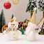 ACAREY Weihnachtsdeko Wichtel, 2 Stück Weihnachten Deko Schneemann Wichtel, Plüsch Weihnachtsmann Figuren Weihnachtswichtel für Weihnachtsdeko Innen, Adventsgesteck Weinachts Baum Tishch Deko