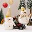 ACAREY Weihnachtsdeko Wichtel, 2 Stück Weihnachten Deko Schneemann Wichtel, Plüsch Weihnachtsmann Figuren Weihnachtswichtel für Weihnachtsdeko Innen, Adventsgesteck Weinachts Baum Tishch Deko
