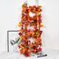 Artiflr 2 Stück Herbst-Ahorn-Girlande, 15 m/Strang, hängende Rebe, Ahornblatt-Girlande, künstliche Herbstlaub-Girlande, Thanksgiving-Dekoration für Zuhause, Hochzeit, Kamin, Party, Weihnachten