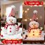 ACAREY Weihnachtsdeko LED Weihnachten Deko Wichtel Beleuchtung, 2 Stück Weihnachtsschneemann Deko Wichtel Plüsch Weihnachtsdeko Weihnachtswichtel Figuren Weihnachten Für Weihnachtens Geschenk
