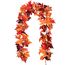 Artiflr 2 Stück Herbst-Ahornblatt-Girlande, künstliche Ahorn-Girlande, Herbst-hängende Herbst-Blätter-Ranken für drinnen und draußen, Hochzeit, Thanksgiving, Abendessen, Party-Dekoration