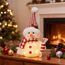 ACAREY Weihnachtsdeko LED Weihnachten Deko Wichtel Beleuchtung, 2 Stück Weihnachtsschneemann Deko Wichtel Plüsch Weihnachtsdeko Weihnachtswichtel Figuren Weihnachten Für Weihnachtens Geschenk