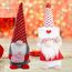 ENLACE 2 Stück Valentinstag Deko Wichtel, Handgemachte Valentines Zwerge Plüsch Dekorationen, Mini Valentinstag Gesichtslose Puppe für Valentinstag Mädchen, Freundin, Frau, Rosa