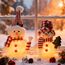 ACAREY Weihnachtsdeko LED Weihnachten Deko Wichtel Beleuchtung, 2 Stück Weihnachtsschneemann Deko Wichtel Plüsch Weihnachtsdeko Weihnachtswichtel Figuren Weihnachten Für Weihnachtens Geschenk