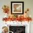 Artiflr 2 Stück Herbst-Ahorn-Girlande, 15 m/Strang, hängende Rebe, Ahornblatt-Girlande, künstliche Herbstlaub-Girlande, Thanksgiving-Dekoration für Zuhause, Hochzeit, Kamin, Party, Weihnachten