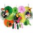 SUNBEAUTY Hawaii Party Deko Sommer Party Dekorationen Gartenparty Geburtstagsdeko Tropische Vogel Grün Blatt Girlande Papier Laternen für Tropische Sommer Beach Party Deko