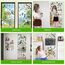 Moxled 9 Blatt Fensterbilder Frühling Vögel Selbstklebend - Fensterdeko Frühling Fenstersticker Blumen Schmetterlinge Sommer Fensteraufkleber Wiederverwendbare für Kinderzimmer Ostern Deko