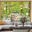 Moxled 9 Blatt Fensterbilder Frühling Blumen Selbstklebend - Fensterdeko Frühling Fenstersticker Topfpflanze Hängend Pflanzen Schmetterlinge Fensteraufkleber Wiederverwendbare für Kinderzimmer Deko