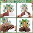SUNBEAUTY 10 Stück Hawaii Party Deko Set Aloha-Thema Deko Tiki-Party Deko mit Tiki-Banner, Hängende Girlande Papierfächer Waben-Tischdeko für Sommer-Party, Luau Party, Geburtstag & Strand-Motto-Party