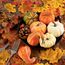 Benjia 102 Stück Künstliche Kürbisse Herbstdekorationsset, Gefälschte Kürbisse Ahornblättern Tannenzapfen für Innen Außen Herbsternte Halloween Erntedankfest Dekoration (Cremegrün)