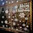 275 Fensterbilder Weihnachten Selbstklebend, Moxled Schneeflocken Fensterdeko Weihnachten, Wiederverwendbar Statisch Haftende PVC Aufkleber für Fenster Tür Winter Schneeflocken Weihnachtsdeko