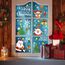 Moxled Fensterbilder Weihnachten Selbstklebend, 162 Fensterdeko Weihnachten mit Schneeflocken Weihnachtsmann Elch, Wiederverwendbar Statisch Haftende PVC Aufkleber für Fenster Tür Weihnachtsdeko