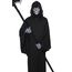 WTACTFUL Scary Skull Balaclava Ghost Death Mask Motorradfahren Skifahren Snowboarden Cosplay Kostüm Halloween Party Winter Sommer Einfaches Design Schwarz