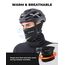 ROCKBROS Multifunktionstuch Winter Halbe Sturmhaube Nackenwärmer Winterdicht Warm Halstuch Schlauchtuch Hochelastisch Atmungsaktiv Gesichtsbedeckung Balaclavas für Radfahren Herren/Damen Schwarz